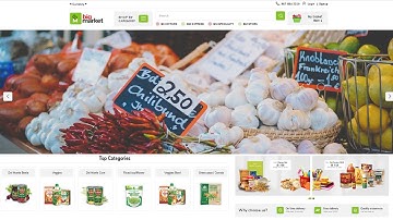 How to Create Grocery Website Like Bigbasket || Mobile Apps || Big Market Template Full Review