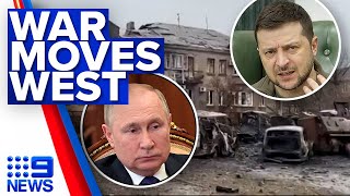 Russian airstrike hits base in western Ukraine, killing 35 and injuring dozens | 9 News Australia