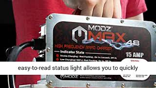 MODZ Max48 15 AMP Yamaha G29 Drive & Drive 2 Battery Charger for 48 Volt Golf Carts screenshot 3