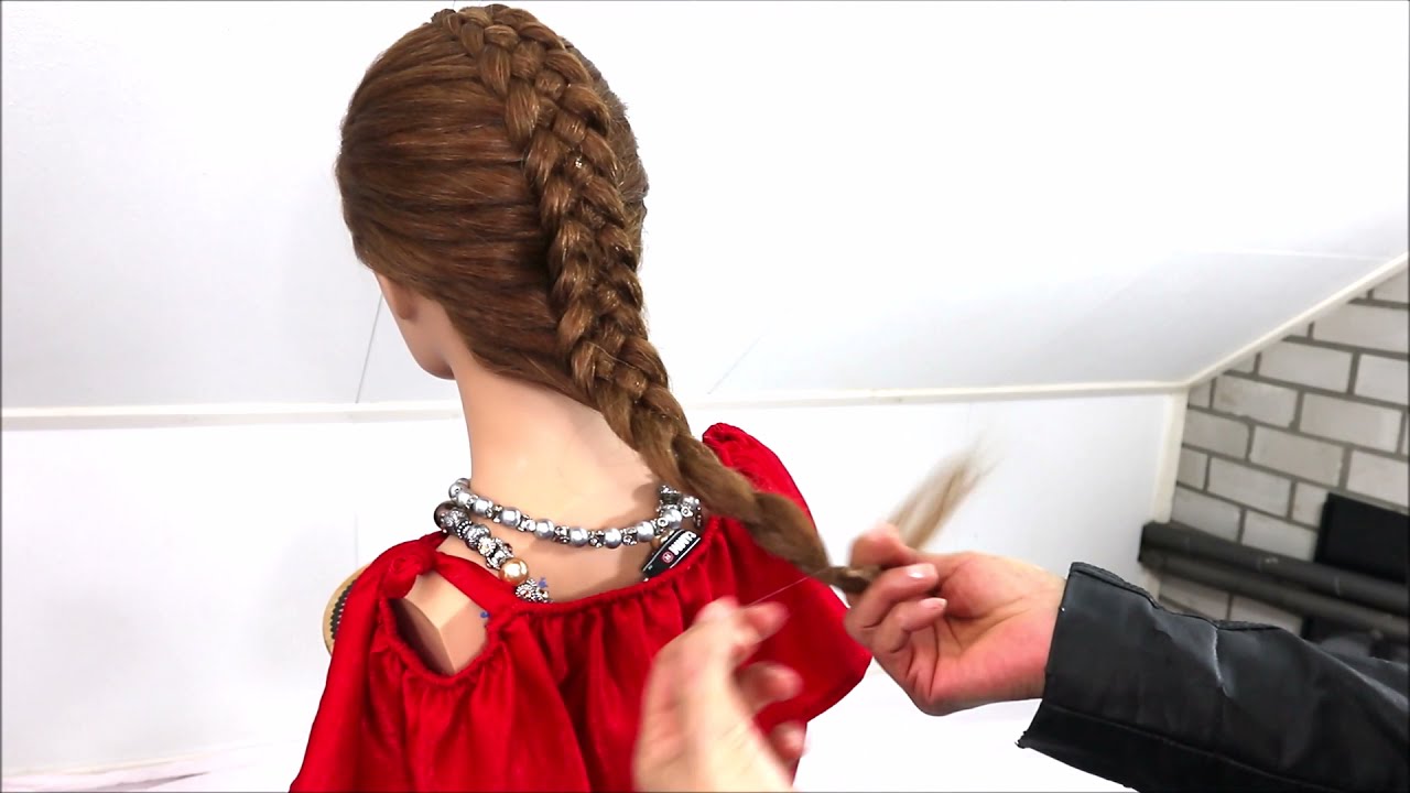 como hacer una trenza  De  5 cabos paso apaso