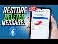 How to Restore Deleted Facebook Messages