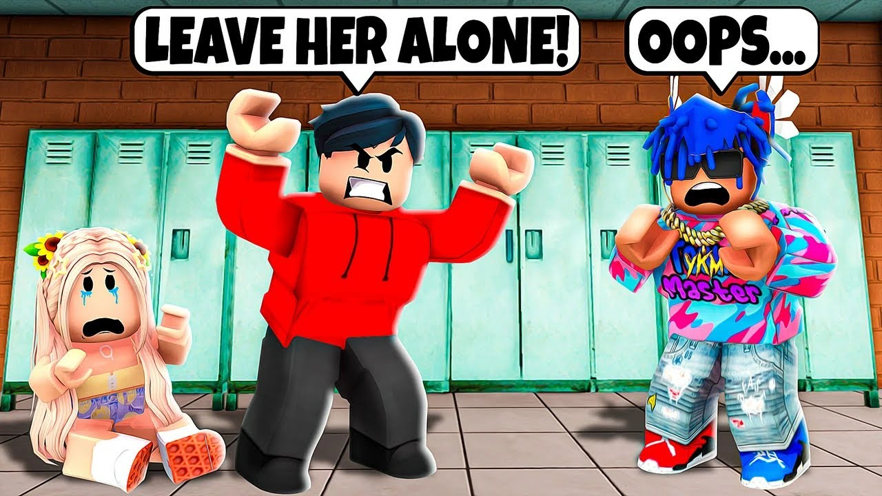 I Made A GIRL Mad, So Her DADDY Joined In Roblox Fight In A School