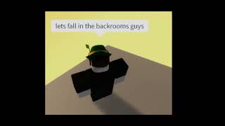 Roblox man Noclips to The Backrooms                  (Found Video)