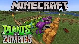 Minecraft: Plant VS Zombies в Майнкрафт!! Обзор модов - SHC PVZ ZenGarden