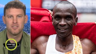 Eliud Kipchoge makes history in Nike's prototype Vaporfly sneakers | Outside The Lines screenshot 4