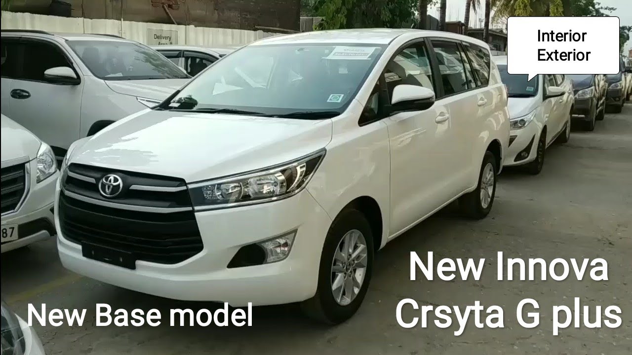 Innova Crysta 2 4 G Plus 2019 New Base Model Interior