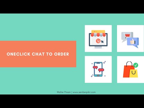 Cara Mengintegrasikan WhatsApp Dengan Web Toko Online: OneClick Chat to Order