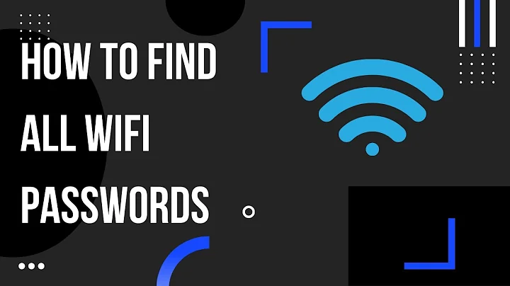 CMD : Find all Wi-Fi passwords with only 1 command | Windows 10 / 11