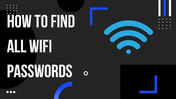 CMD : Find all Wi-Fi passwords with only 1 command | Windows 10 / 11