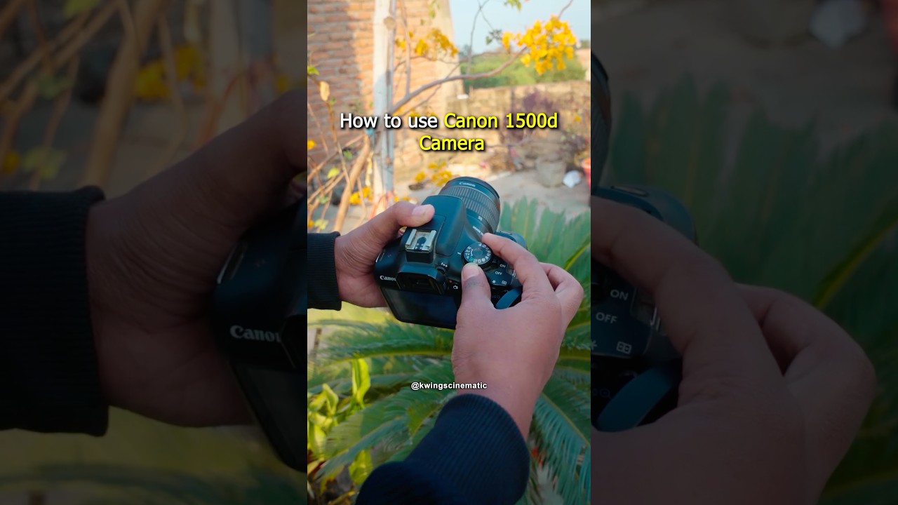 How to use Canon 1500d Camera 📸 #canon1500d #photography #shorts