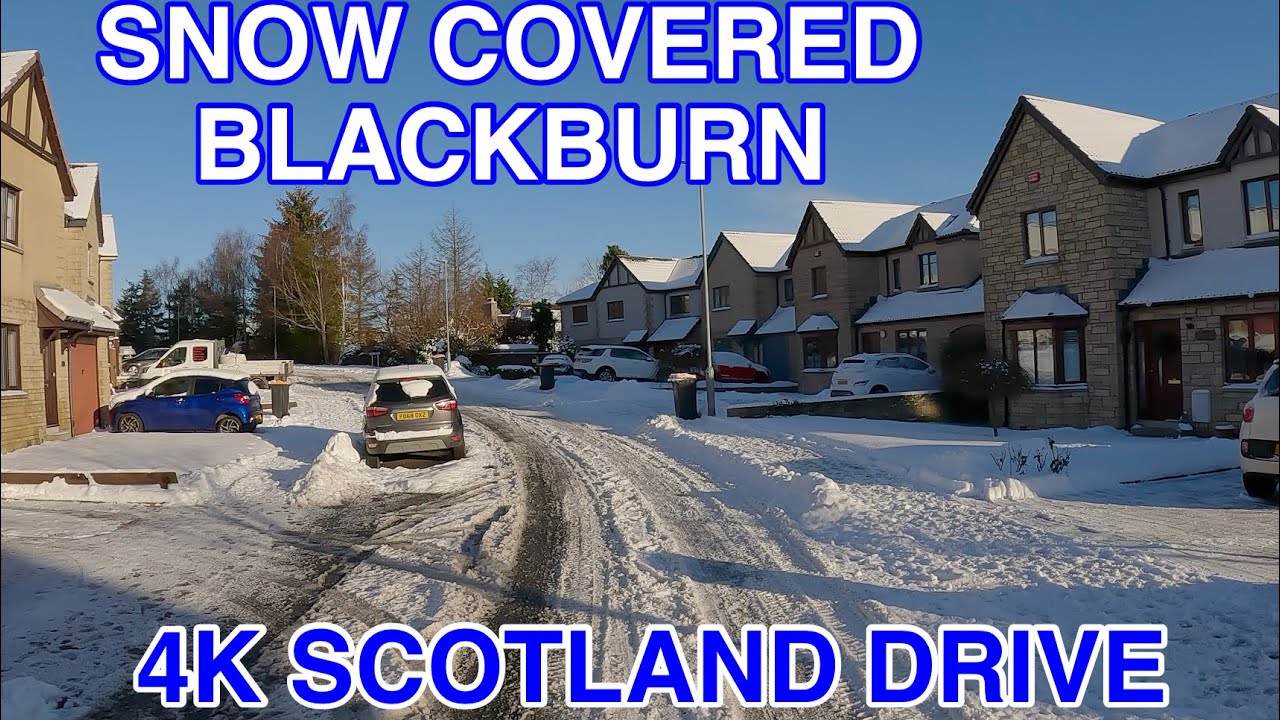 Scotlands Villages Blackburn, Aberdeenshire winter drive YouTube