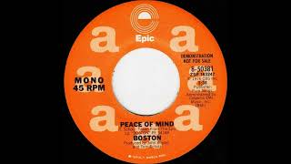 Boston - Peace Of Mind from Radio Station, Mono Open Reel Edit Tape, 1976 Epic Records.