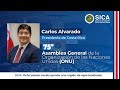 75° Sesión de la Asamblea General de las Naciones Unidas - Presidente de Costa Rica, Carlos Alvarado