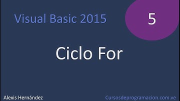 Visual Basic 2015 Tutorial 5 Ciclo For