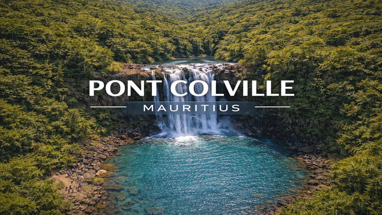 Water Trekking to Pont Colville Waterfall | Mauritius (4K)