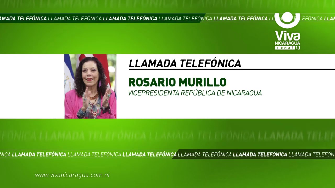 canal 13 fugitiva Comunicación Integra de la Compañera Rosario Murillo (10/05/2019)
