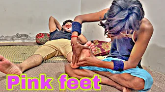 ASMR PINK FEET TICKLE : A Young Boy Give Me A Tingle | Laugh Control