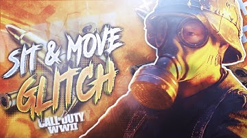 HOW TO DO "SIT AND MOVE GLITCH" ON COD WWII! (SIT AND MOVE WWII GLITCH!)