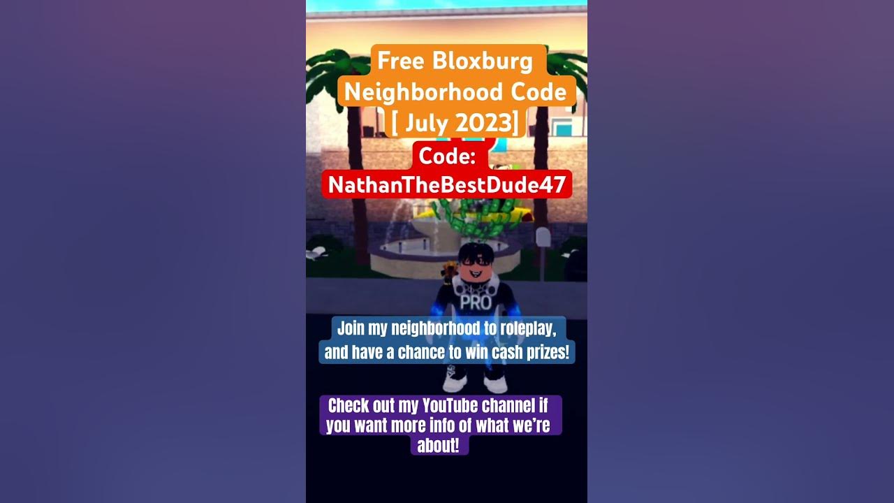 Bloxburg Roleplay Neighborhood Codes 2022