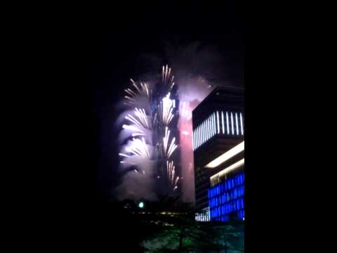 20121台北101跨年晚會煙火