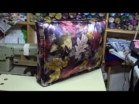 طريقة خياطة مخدة على شكل شنطة سامبل How To Sew A Pillow Shaped Valise
