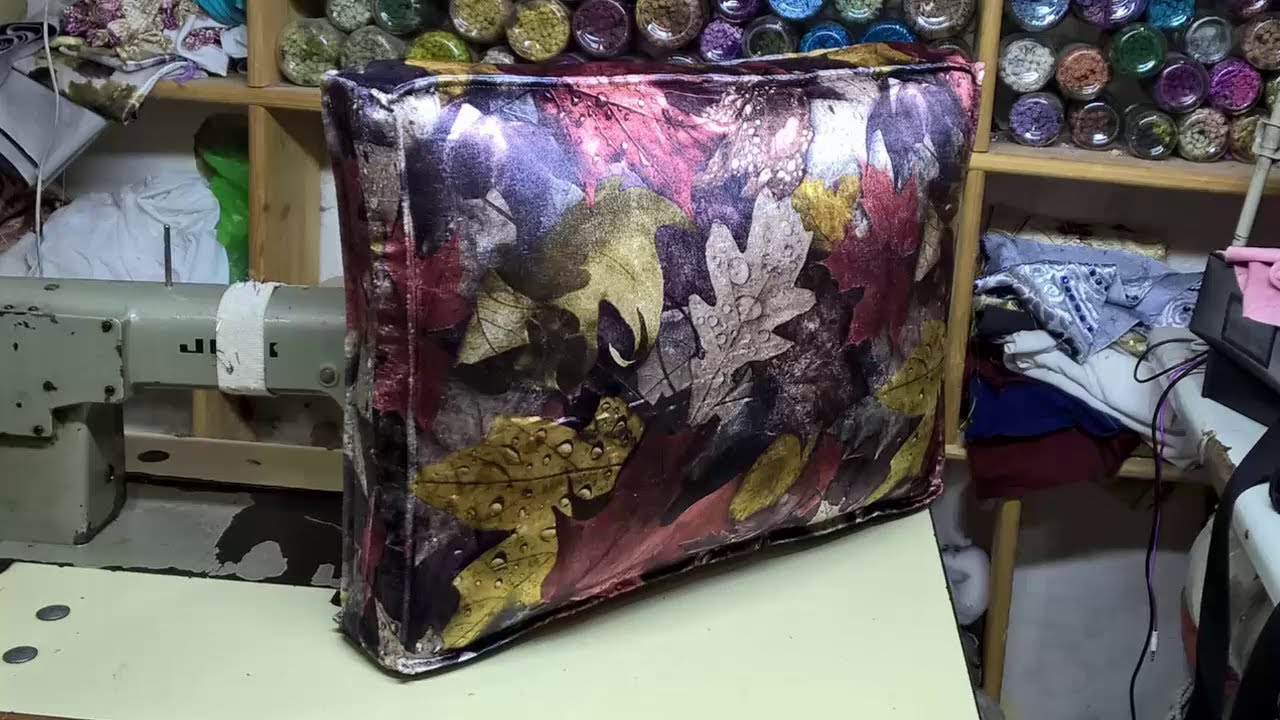 طريقة خياطة مخدة على شكل شنطة سامبل👍👍How to sew a pillow shaped  valise