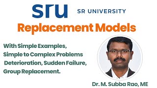8. Replacement Models in Operations Research | Deterioration, Sudden Failure, Group Replacement