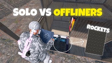 Solo Snowball vs Rat Clans - Rust