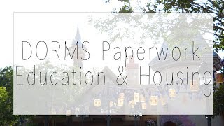 DORMS Paperwork: Education & Housing | Becca's DCP