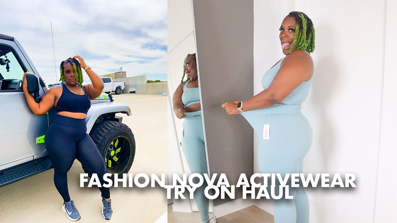 DOES FASHION NOVA HAVE QUALITY ACTIVEWEAR!? FashionNova Curve Try On