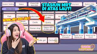 YAYYY...THERE'S NOW A MAP TO AN MRT STATION ON THE SEA!! FOR REAL?? SAKURA SCHOOL SIMULATOR