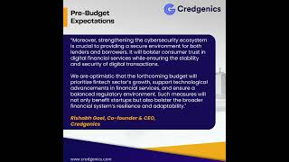 Expectations from Budget2024