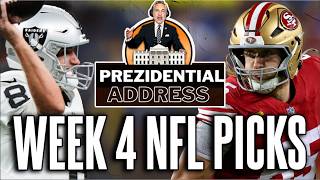 NFL Week 4 Picks & Predictions — Betting EVERY Single Matchup! | NFL Prezidential Address