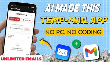 Build Temp Mail App Using AI (No Coding + No PC) | Create App UI with AI | Full Tutorial 2025 | 
