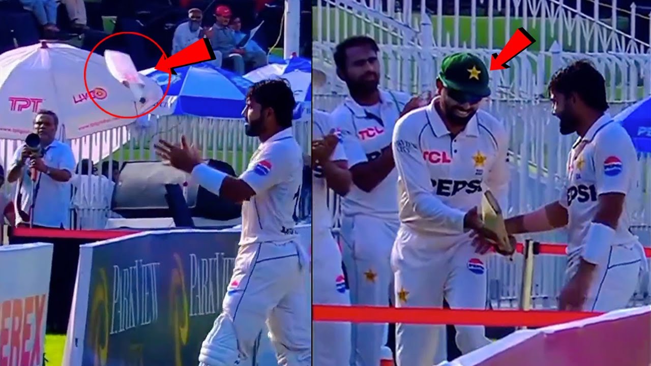 Rizwan Threw Bat to Babar Azam after Scoring 171 Runs vs Bangladesh in ...