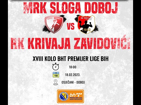 MRK Sloga Doboj vs RK Krivaja Zavidovići | 18. kolo BHT PLBiH