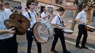 Procesión Inmaculada. Zaraiche, Murcia. 17/06/2023. Banda Maestro Cebrián. 1/2