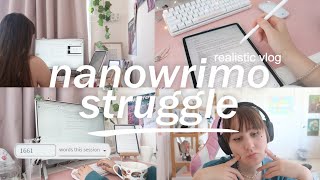 writing a book is harder than i thought...📖⏳NANOWRIMO week writing vlog // *motivating*