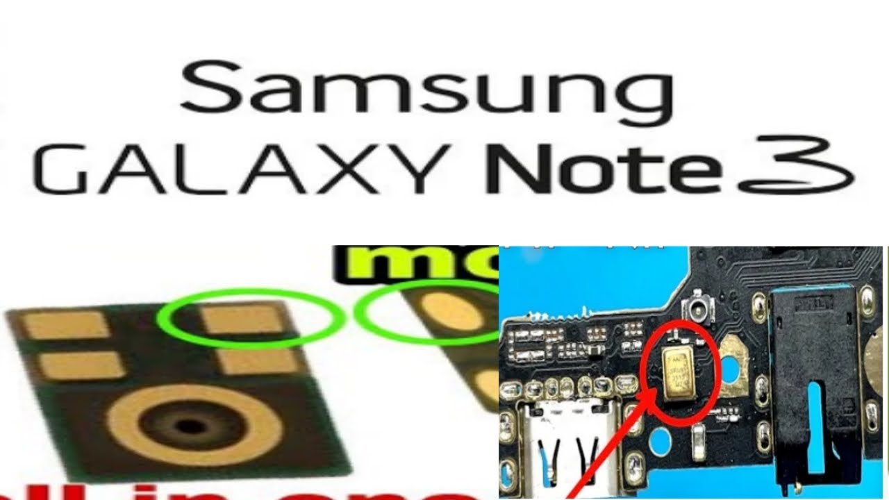 Galaxy Note 3 Microphone Replacement how to Change ሳምሰንግ ኖት 3 ማይክ አቀያየር