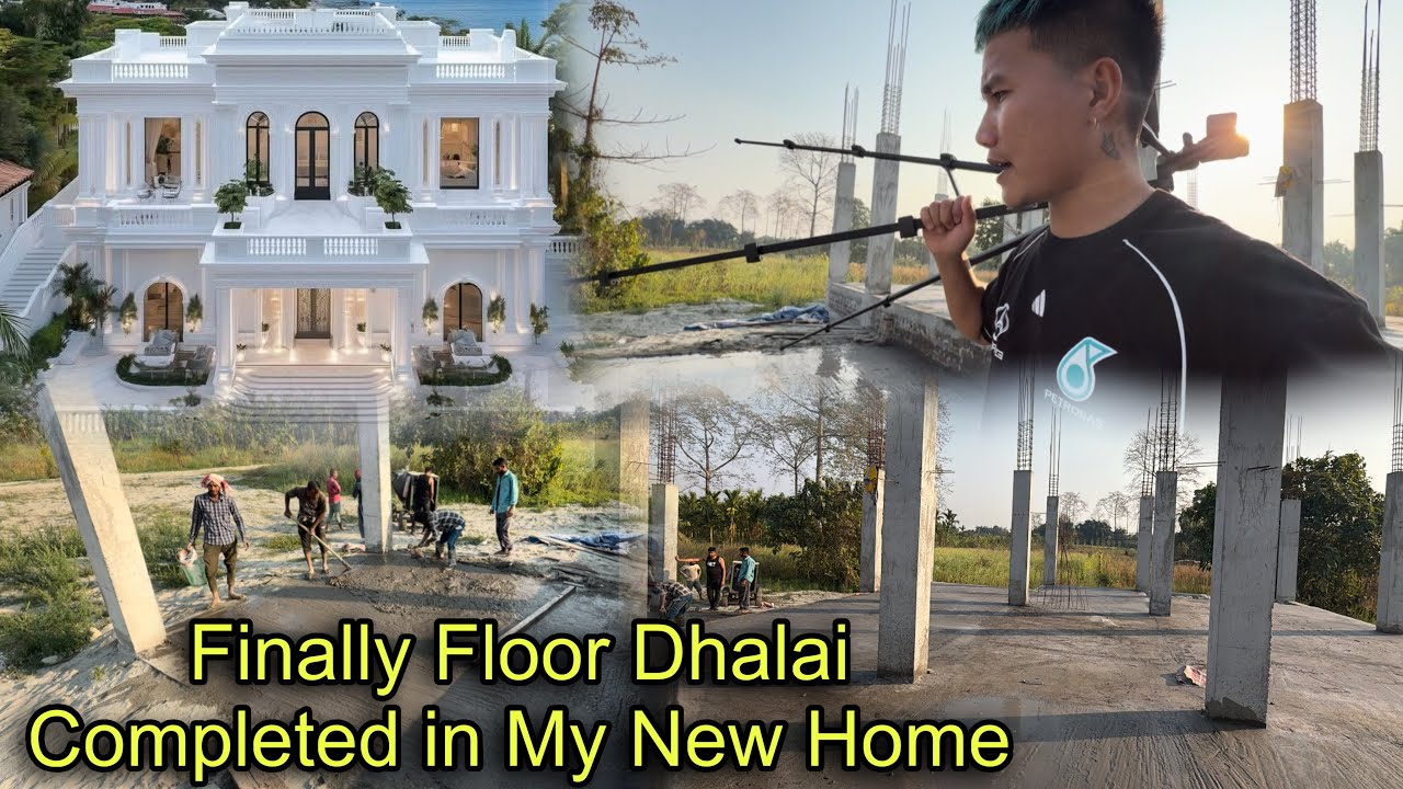 Finally Floor Dhalai Completed in My New Home 💪How Much it Cost?😳 Thanks YouTube For Everything❤️🙏