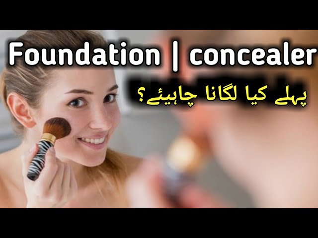 How To Apply Foundation And Concealer