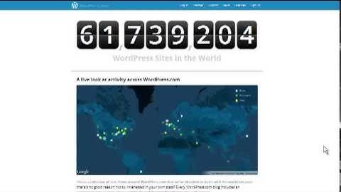 WordPress Tutorial -- Common WordPress Terminology