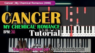 Cancer | My Chemical Romance | How to Play with Lyrics and Chords Tutorial