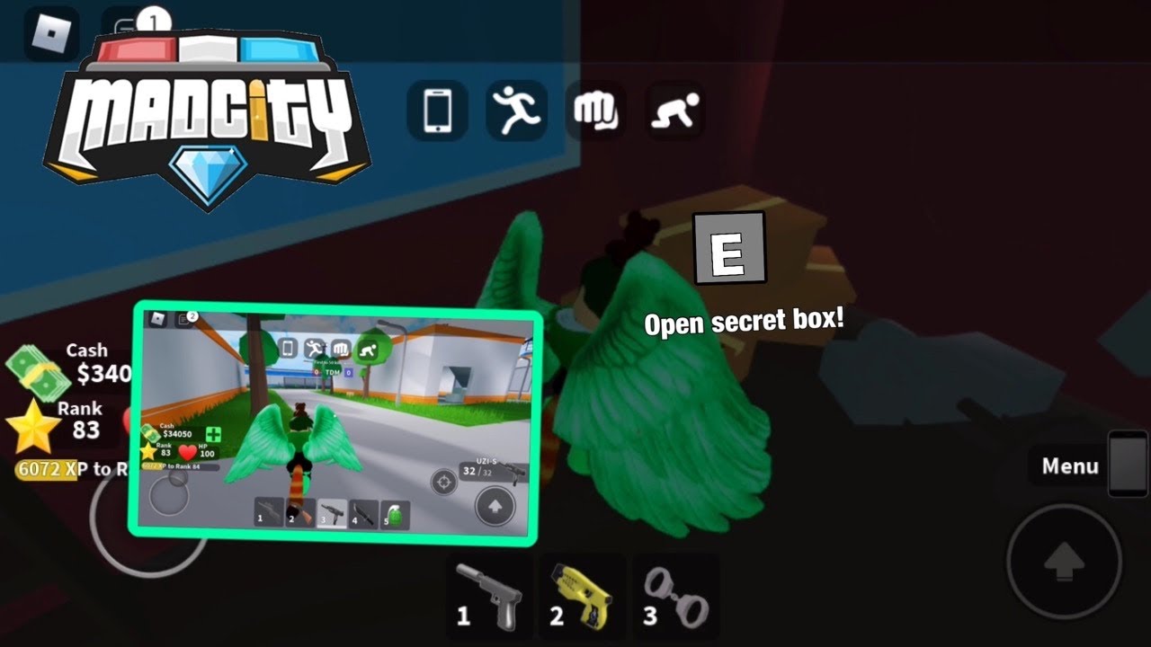 Mad City New House Secret And Tdm Mode Gameplay Youtube - roblox mad city secrets house