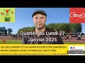 MAX 1-2-3 Turf vos pronostics Quinté+ du Lundi 27 Janvier 2025 ‎@max1-2-3turfvospronosticsh2