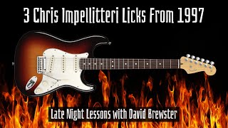 3 Chris Impellitteri Licks From 1997