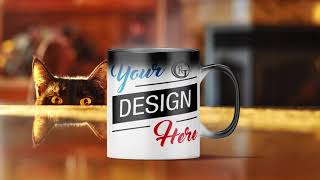 Example of Mug Mockup from Mug Mockup and Magic mug Mockup with sound Photoshop Taza mágica mockup screenshot 5