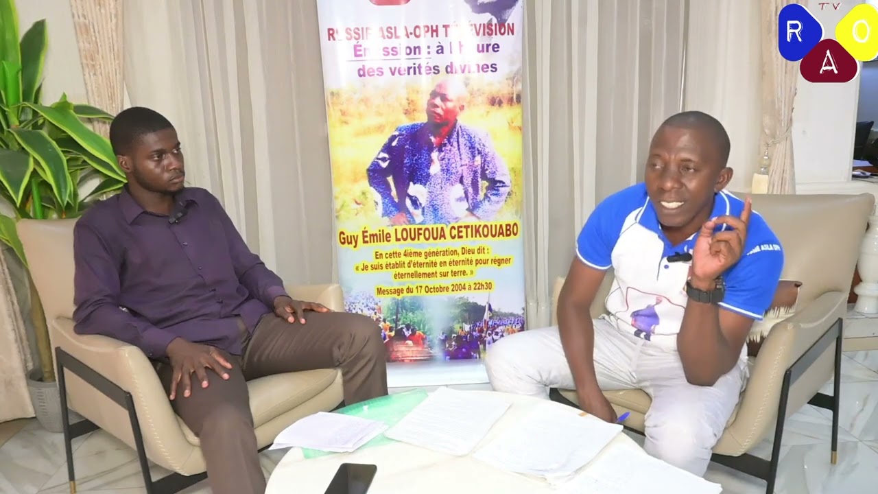 THÈME : Guy Émile LOUFOUA CETIKOUABO Grand Maître de l'OPH, Dieu le père