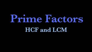 Prime Factors | How to calculate Prime Factors? | Prime Numbers | Factors | HCF | LCM | AH Academy