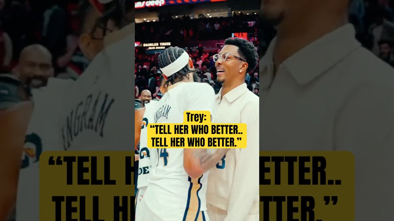 Trey Murphy chose violence after Brandon Ingram game winner 😂 